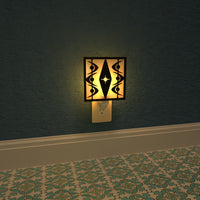 Diamond Starburst Midcentury Night Light