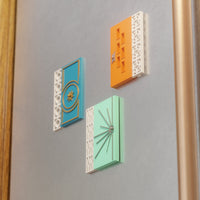 Mid Century Modern Doors Refrigerator Magnets