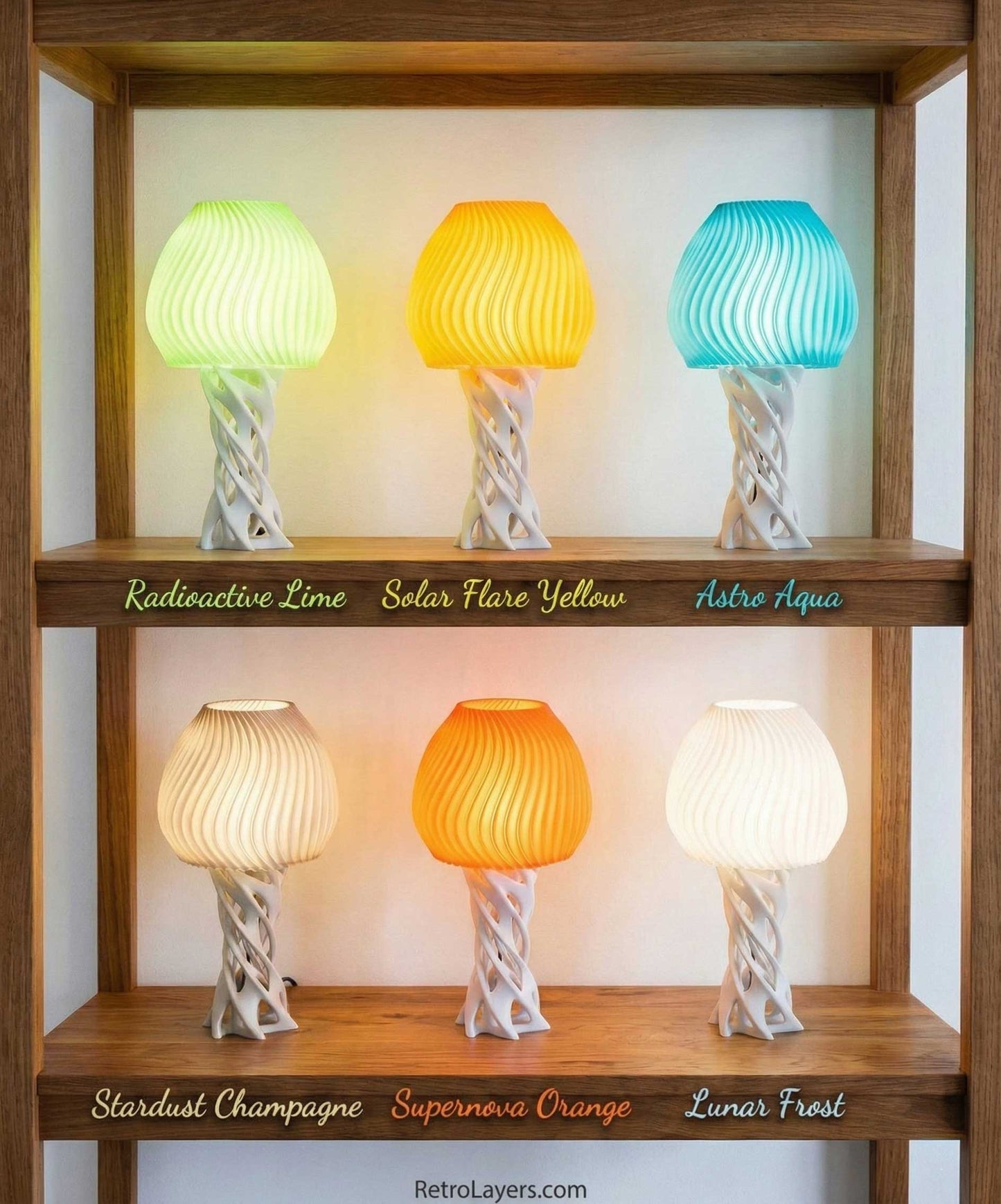 Exo Spore Organic Space Age Lamp Customizable Table Light