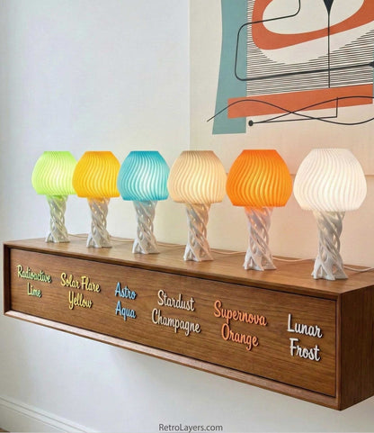 Exo Spore Organic Space Age Lamp Customizable Table Light