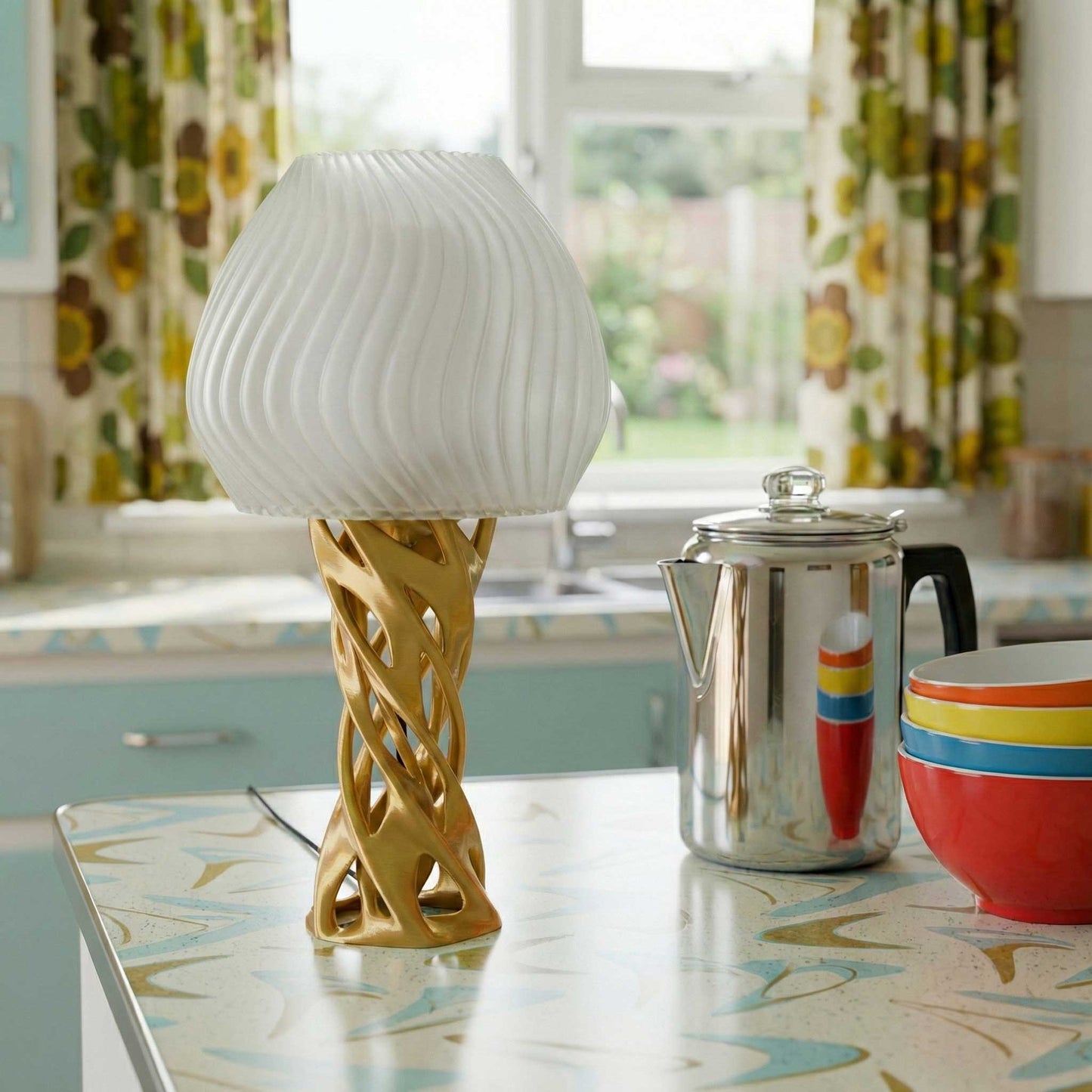 Exo Spore Organic Space Age Lamp Customizable Table Light