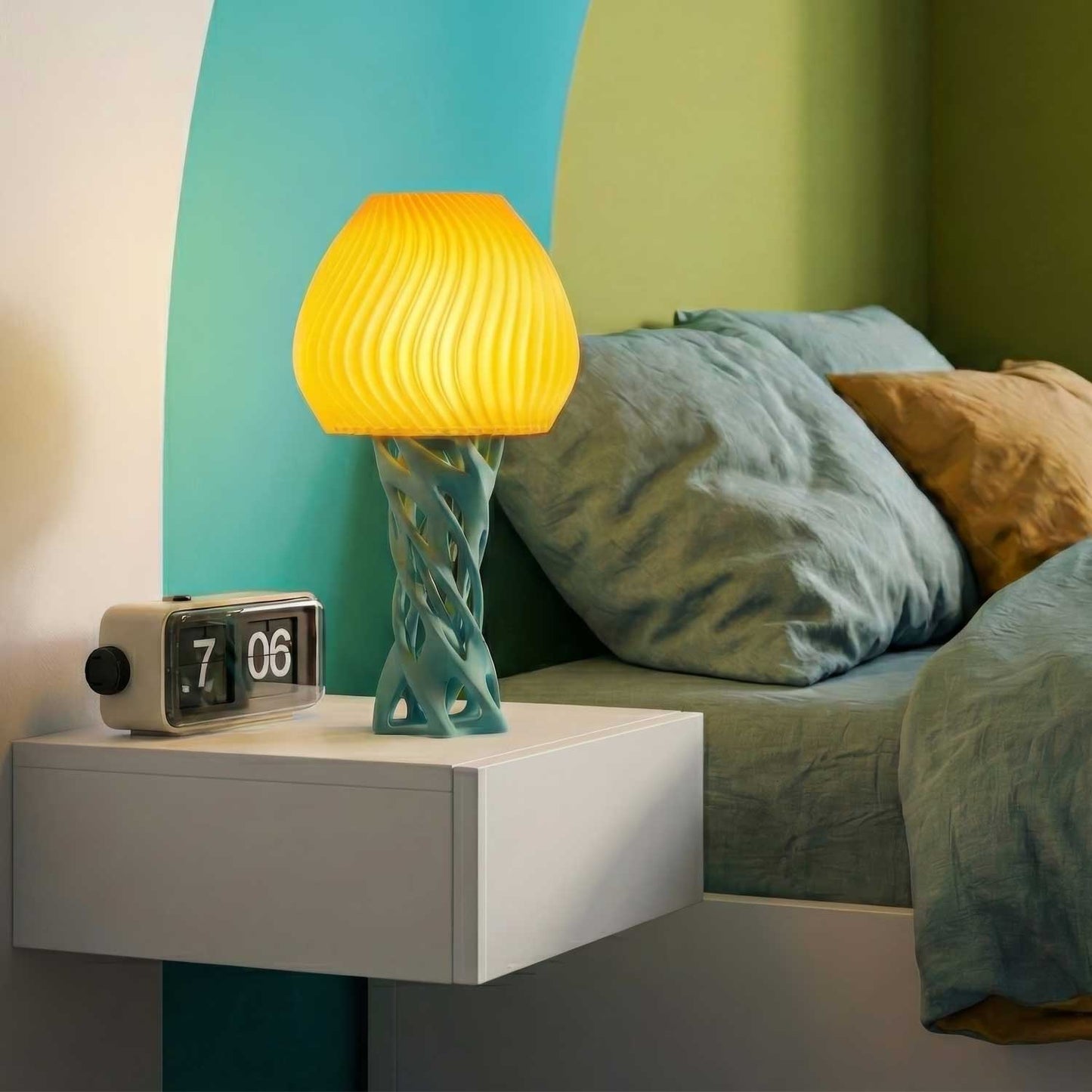 Exo Spore Organic Space Age Lamp Customizable Table Light