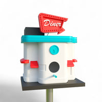 Retro 1960s Birdhouse Diner
