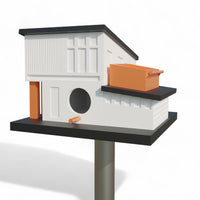 Retro Mid Century Modern Birdhouse The Charleston