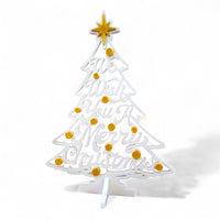 We Wish You A Merry Christmas Standing Word Tree