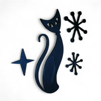 Atomic Cat Starbursts Midcentury Wall Decor