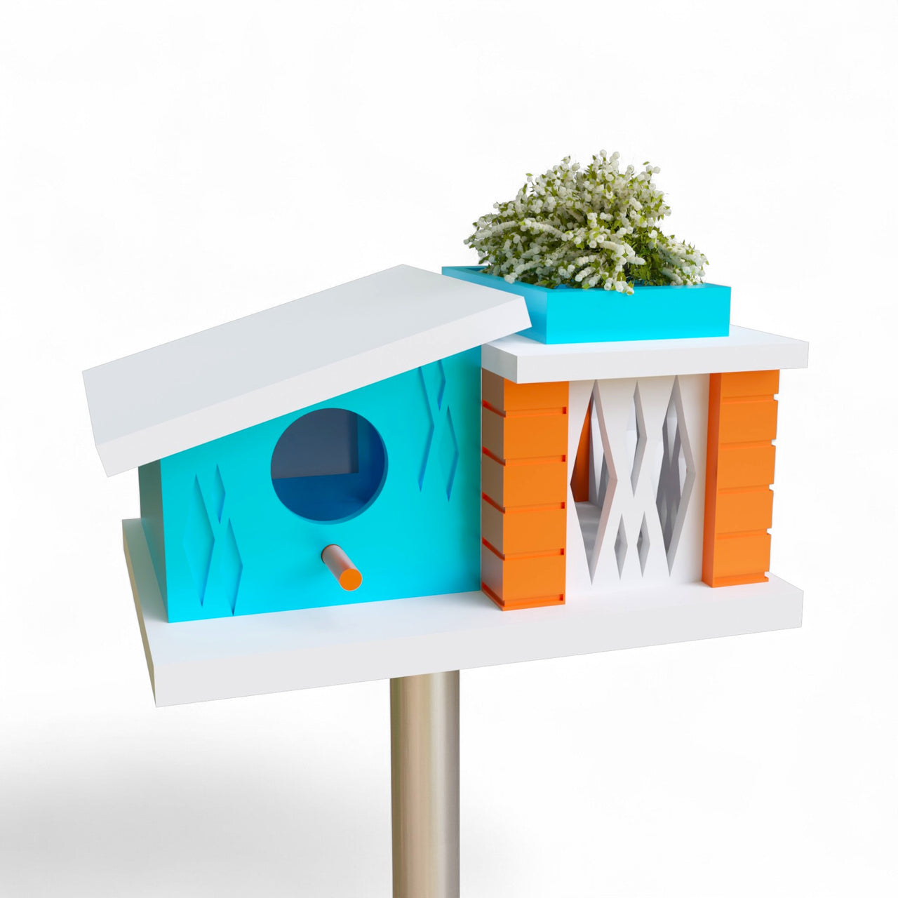 Midcentury Modern Birdhouse The Addison