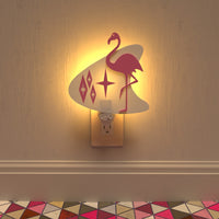Cosmic Flamingo Night Light