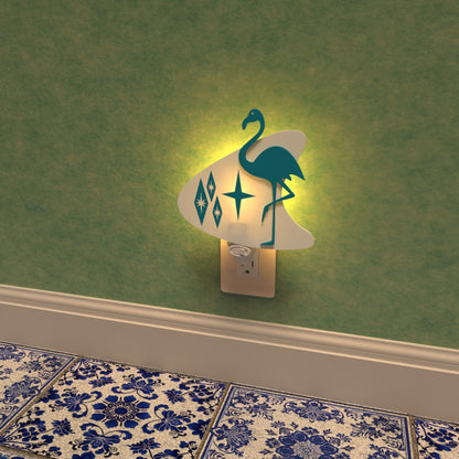 Cosmic Flamingo Night Light