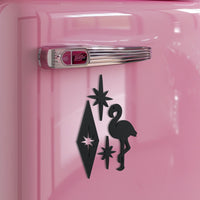 Atomic Flamingo Fridge Magnets
