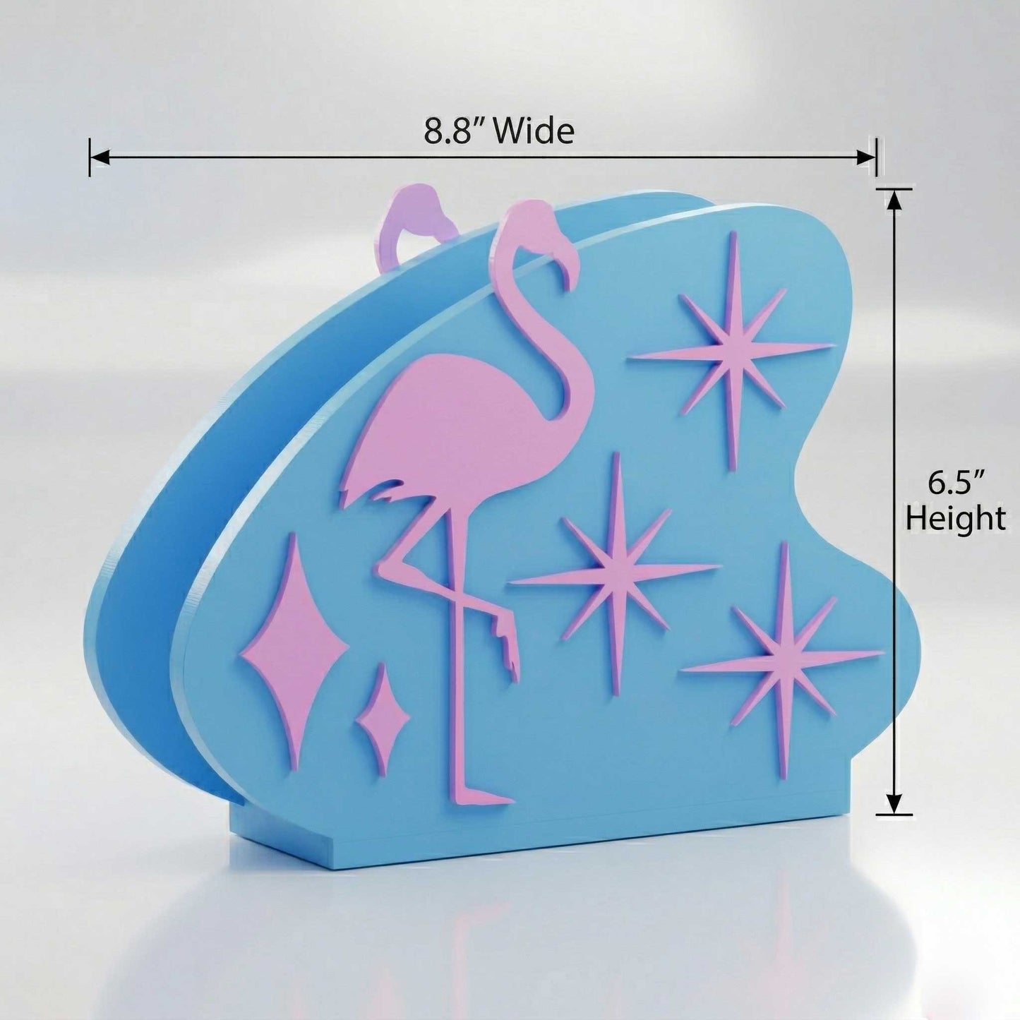 Atomic Flamingo Retro Style Napkin Holder