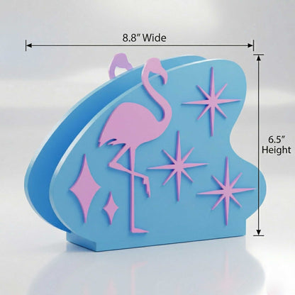 Atomic Flamingo Retro Style Napkin Holder