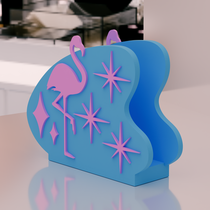 Atomic Flamingo Retro Style Napkin Holder