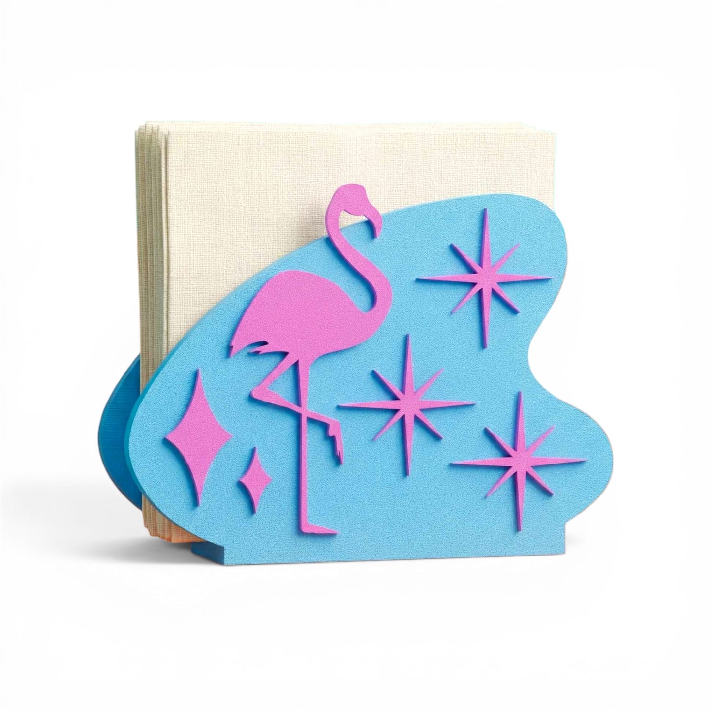 Atomic Flamingo Retro Style Napkin Holder