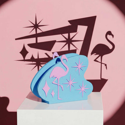 Atomic Flamingo Retro Style Napkin Holder