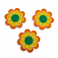 Retro Flower Power Magnet Set (Set of 3)