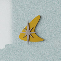 Atomic Boomerang Starburst Fridge Magnet