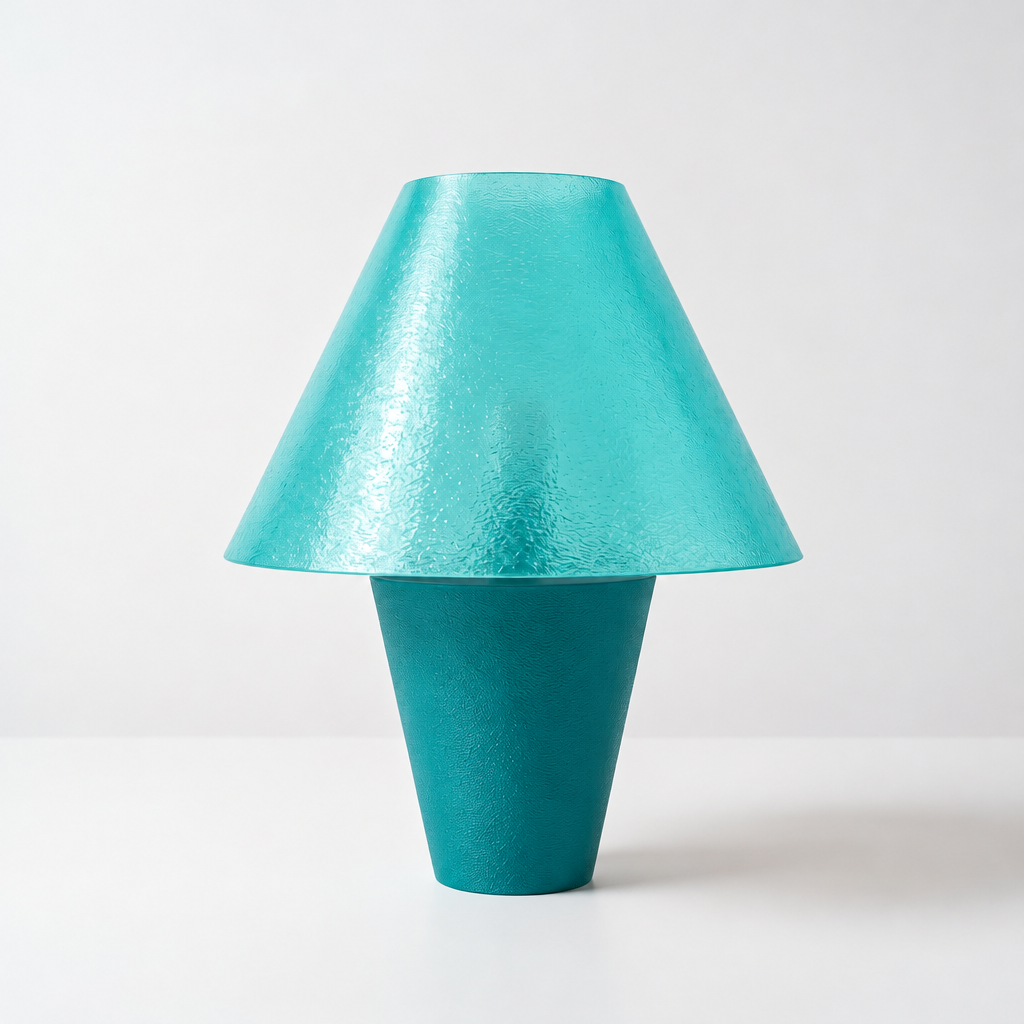 Zephyrome Lamp - Teal base, Astro Aqua shade