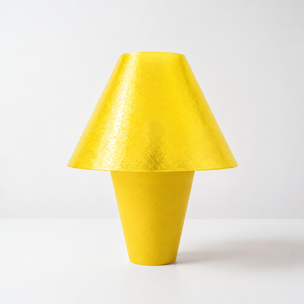 Zephyrome Lamp - Yellow base, Solar Flare Yellow shade