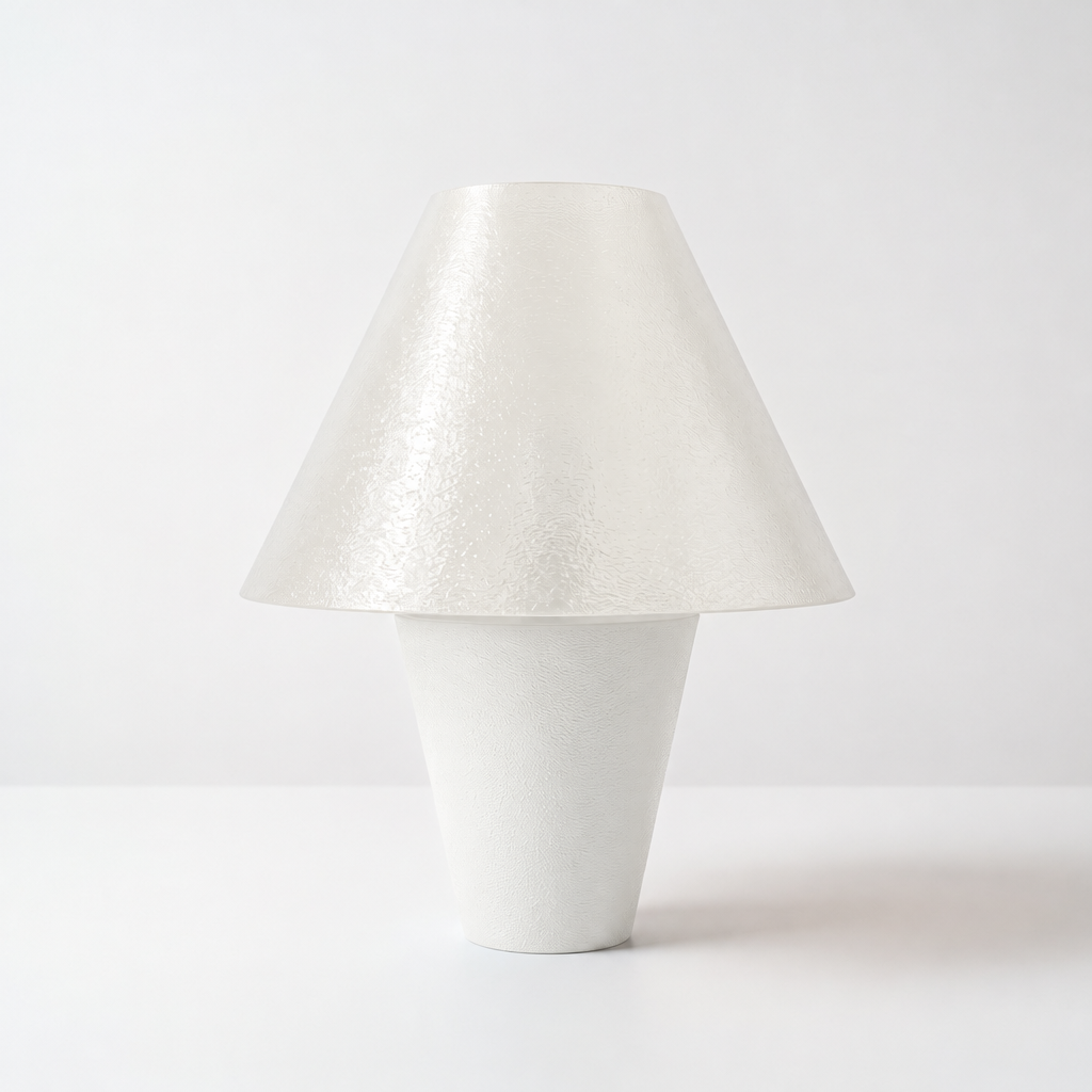 Zephyrome Lamp - White base, White shade
