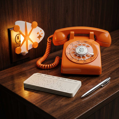 Jacks & Starbursts Mid Century Modern Night Light