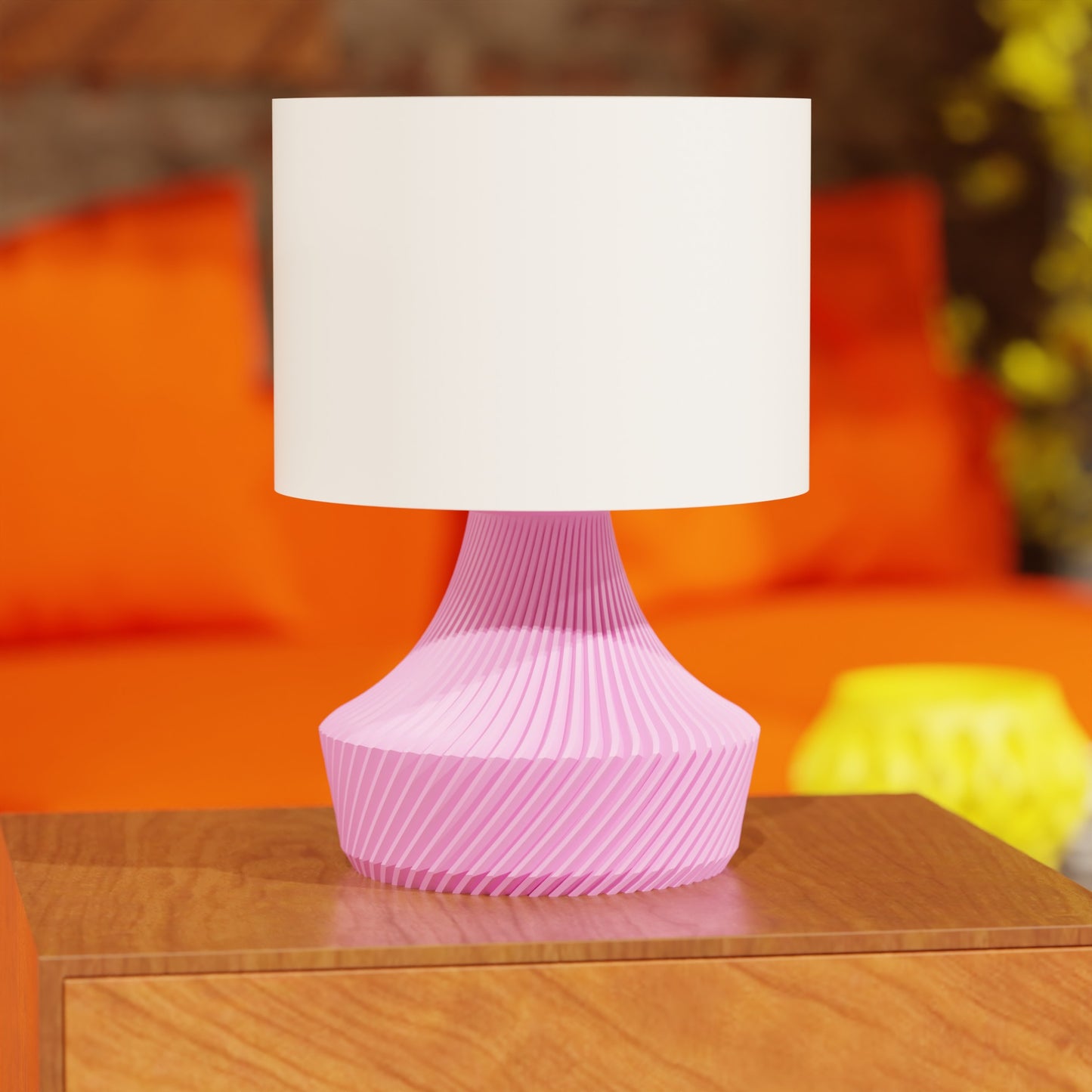 The Kallax Space Age Mid Century Modern Twist Lamp