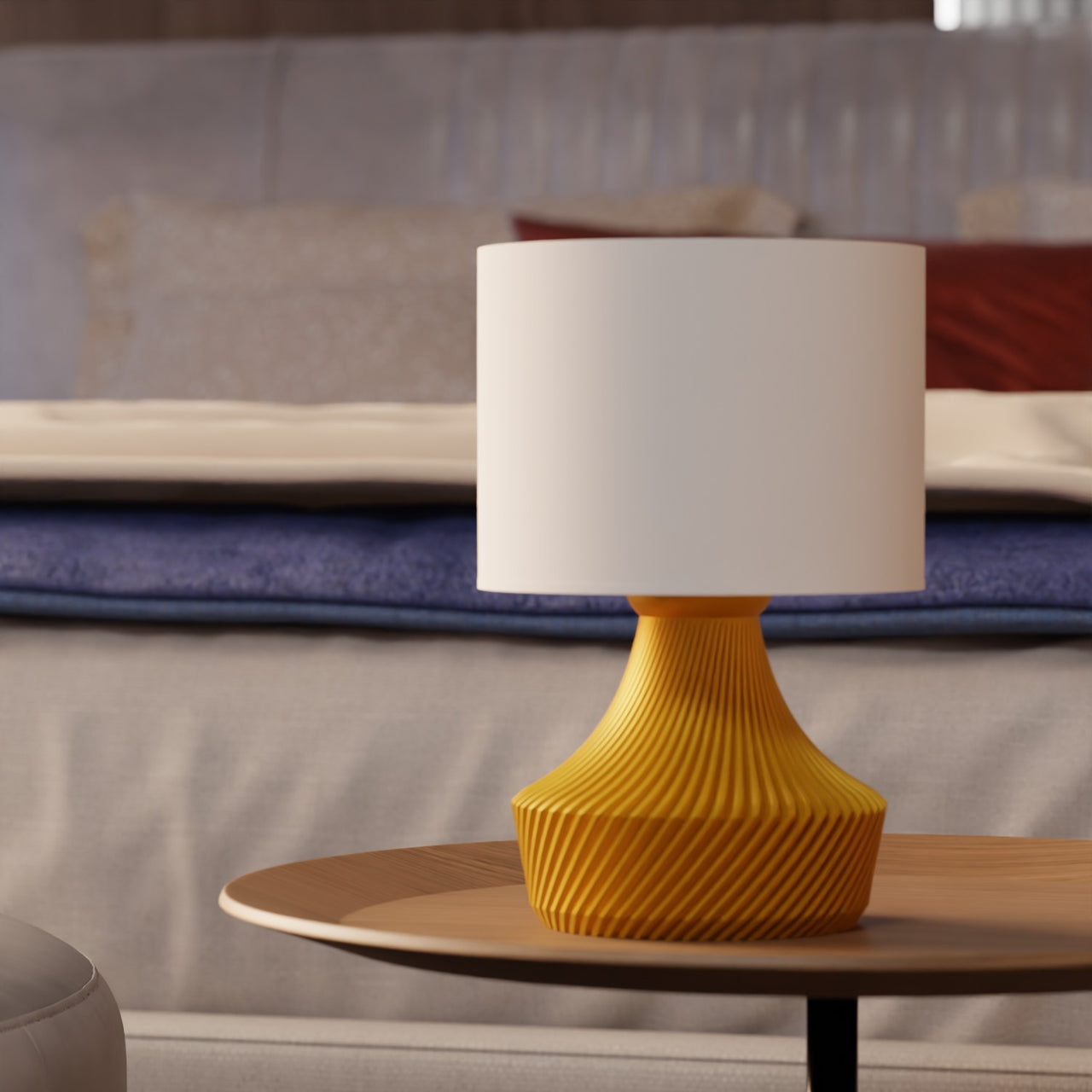 The Kallax Space Age Mid Century Modern Twist Lamp