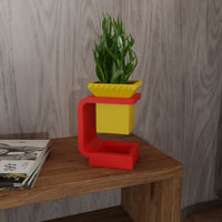 The Lunara Space Age Mid Century Modern Planter Levitating Illusion
