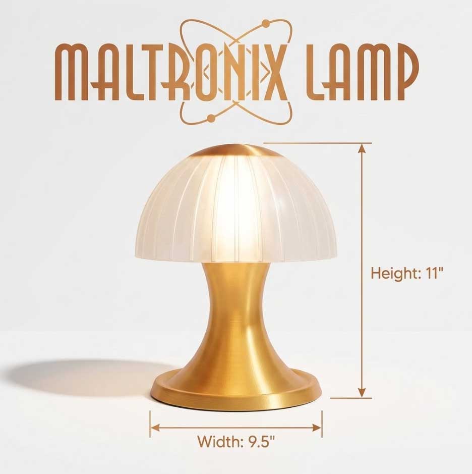 The Morella Mushroom Lamp