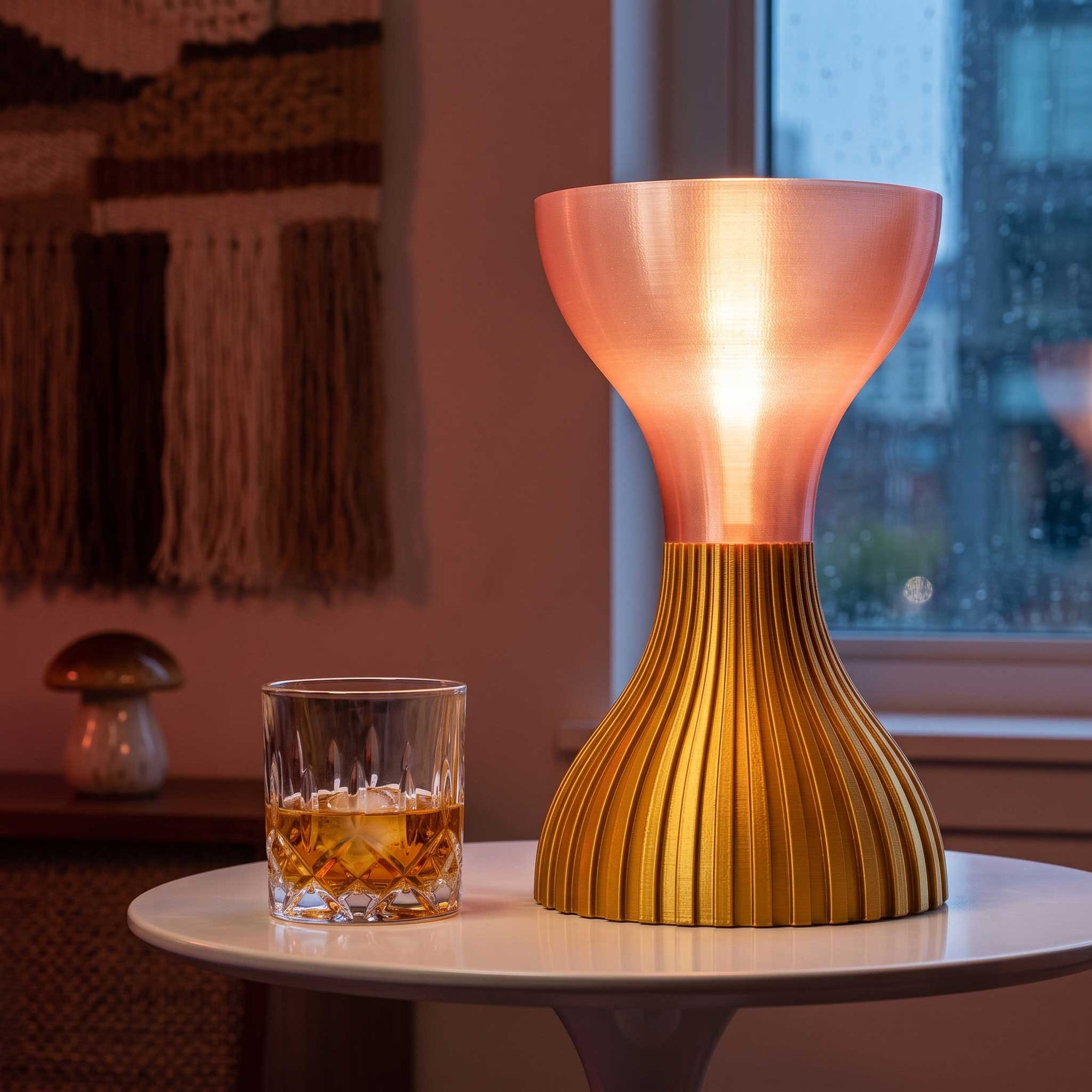 The Memphori Sculptural Uplight Table Lamp