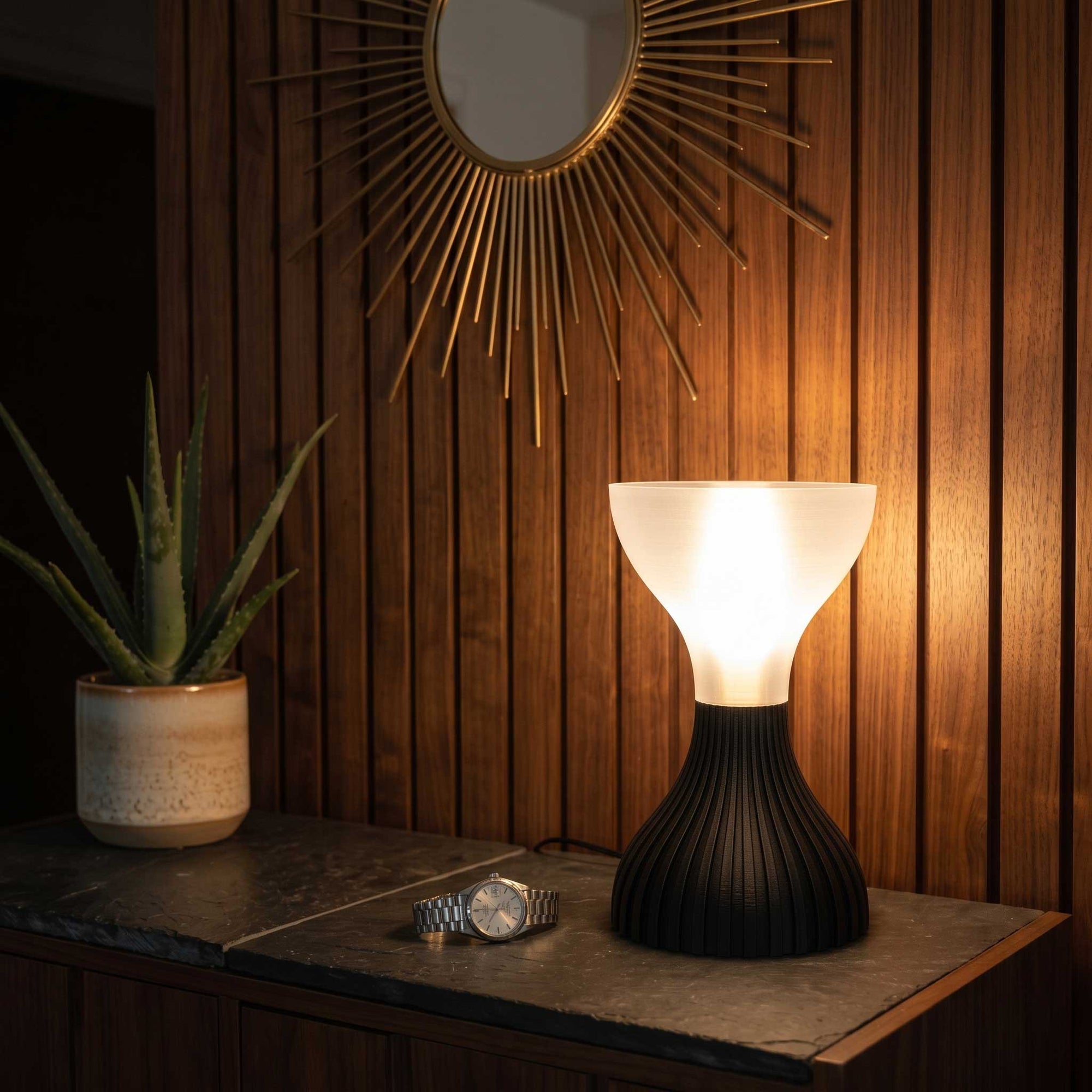The Memphori Sculptural Uplight Table Lamp