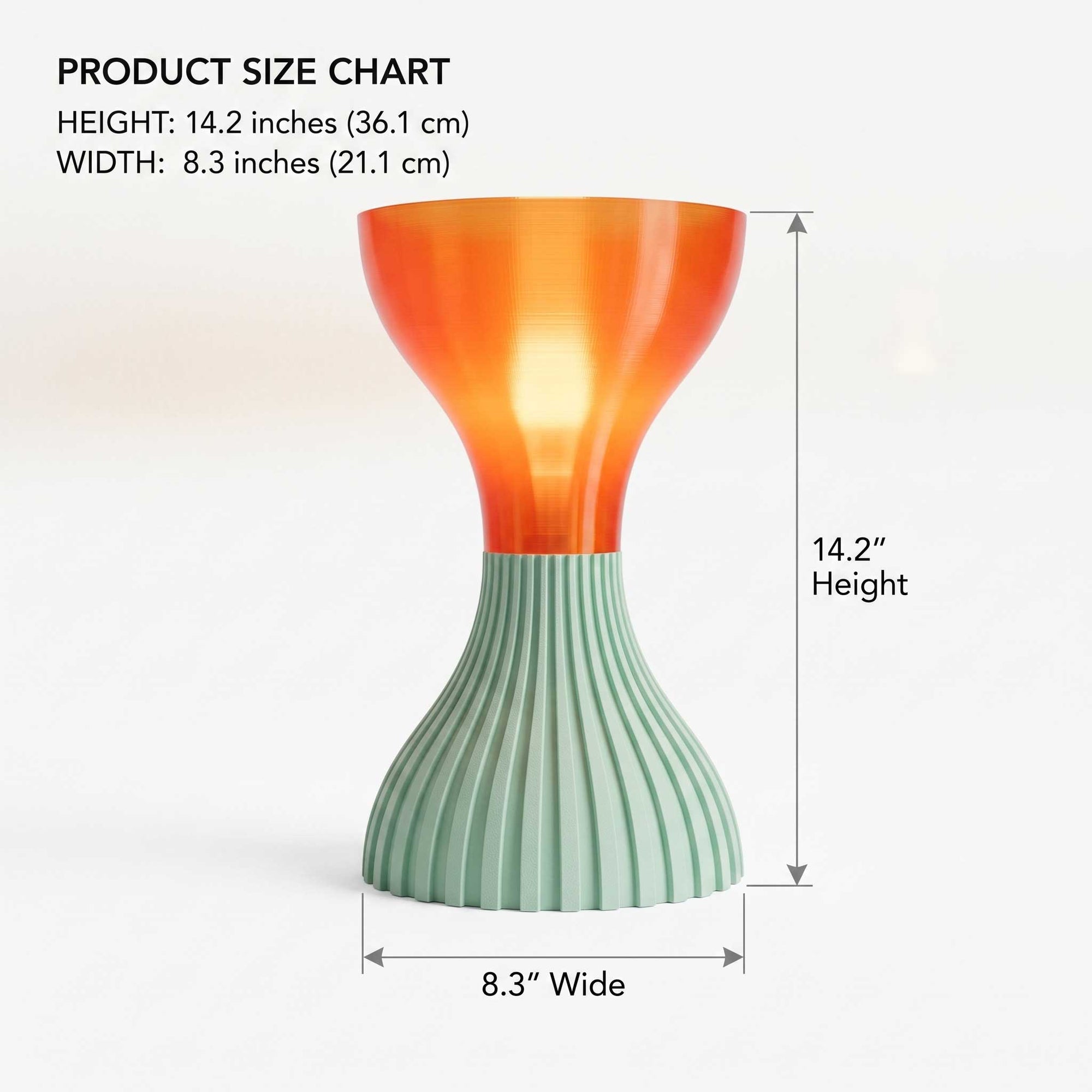 The Memphori Sculptural Uplight Table Lamp