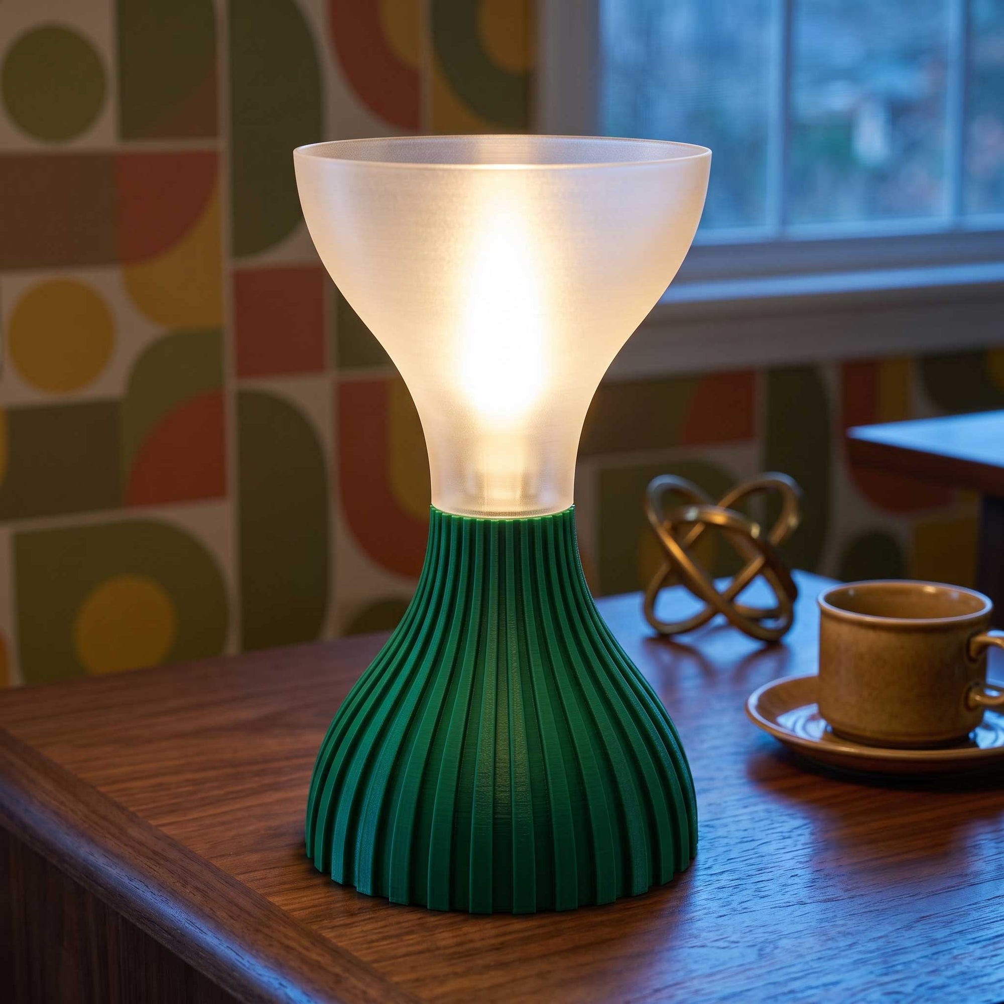 The Memphori Sculptural Uplight Table Lamp