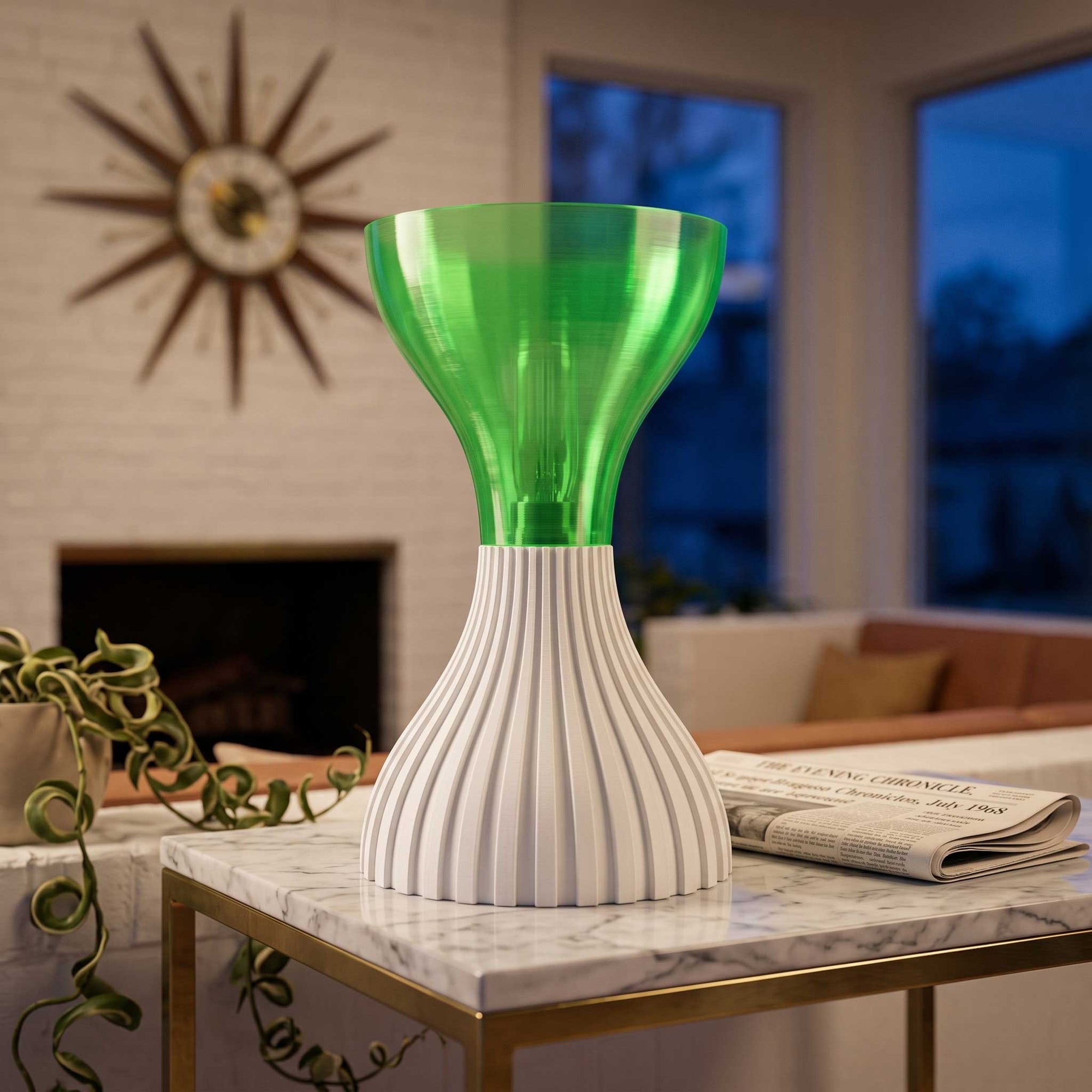 The Memphori Sculptural Uplight Table Lamp
