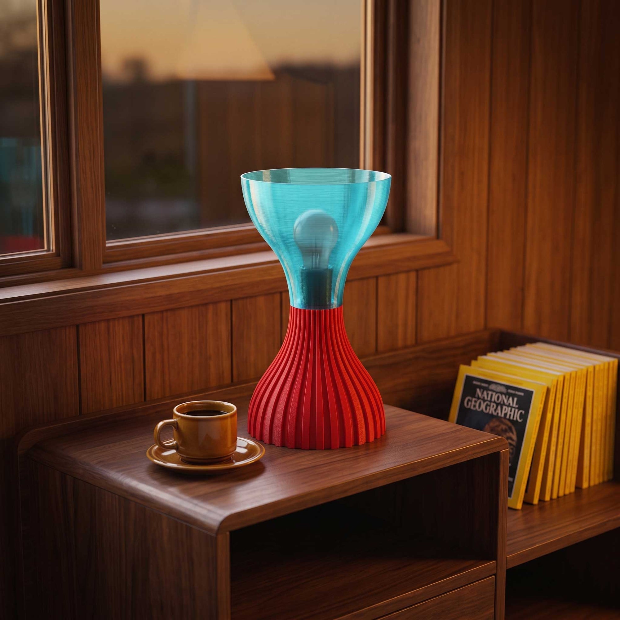 The Memphori Sculptural Uplight Table Lamp