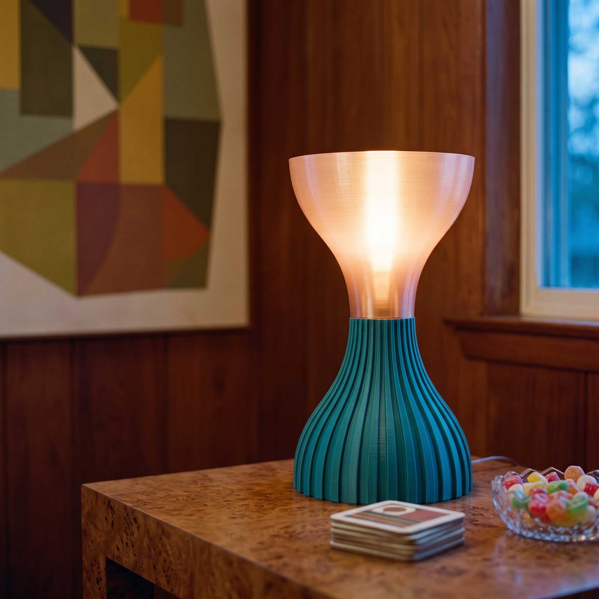 The Memphori Sculptural Uplight Table Lamp