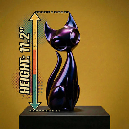 Atomic Cat MIDNIGHT GALACTIC ABYSS PlasmaGloss Sculpture