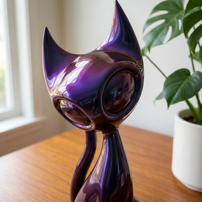 Atomic Cat MIDNIGHT GALACTIC ABYSS PlasmaGloss Sculpture