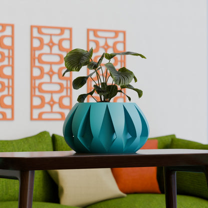 Mirax Oblong Diamond Shape Retro Planter