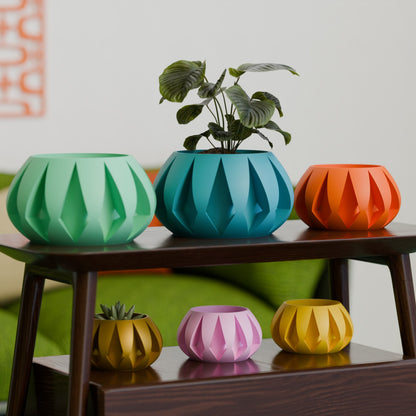 Mirax Oblong Diamond Shape Retro Planter