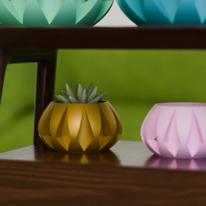 Mirax Oblong Diamond Shape Retro Planter