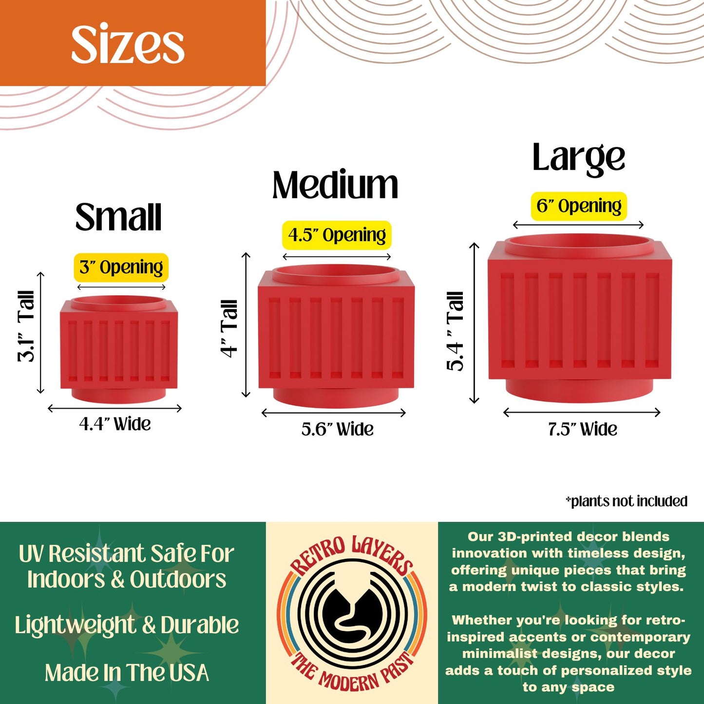 Retro Space Age Lexir Planter