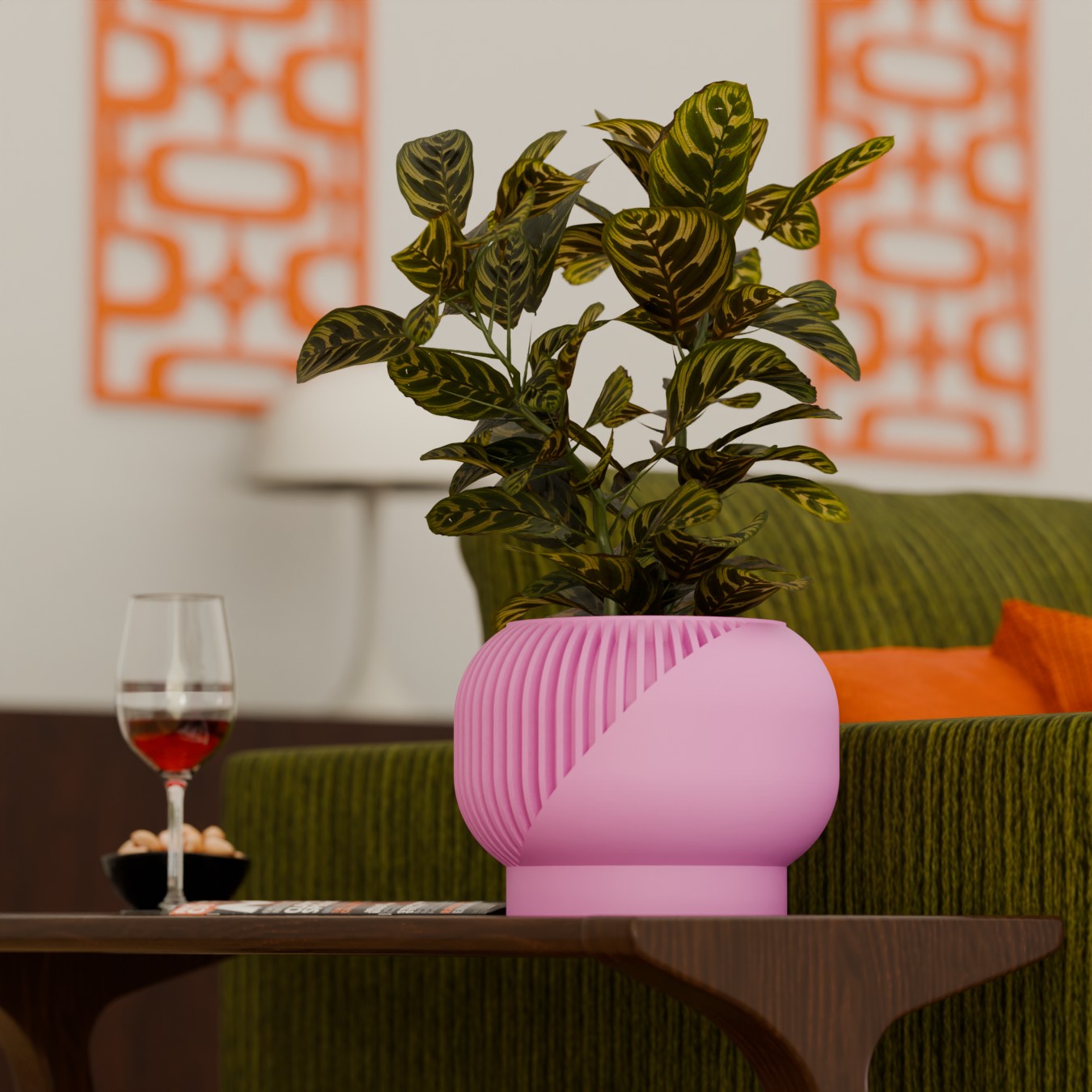 Nevron Space Age Minimalist Planter