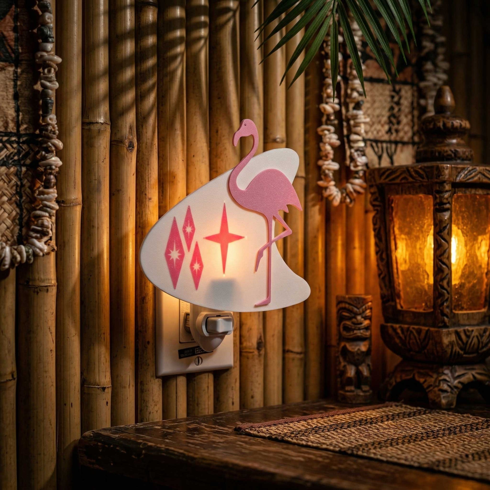 Cosmic Flamingo Night Light