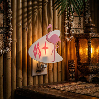 Cosmic Flamingo Night Light