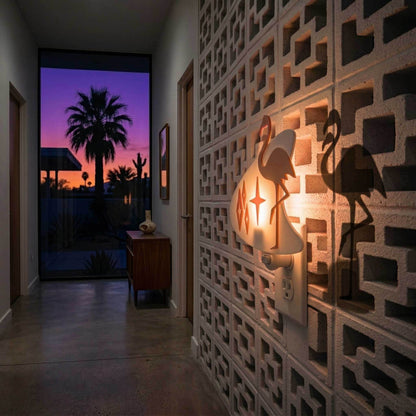 Cosmic Flamingo Night Light