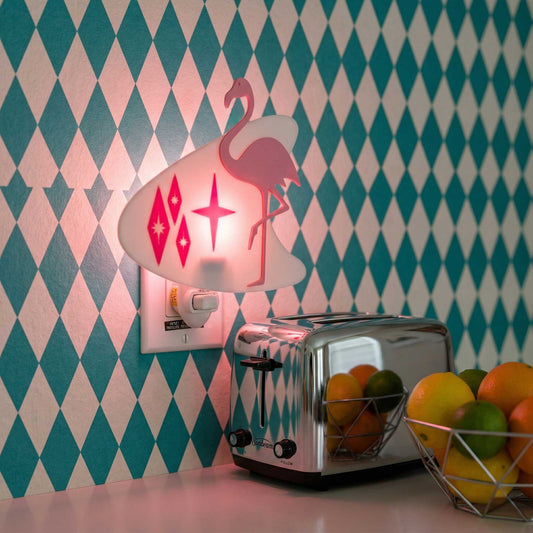 Cosmic Flamingo Night Light