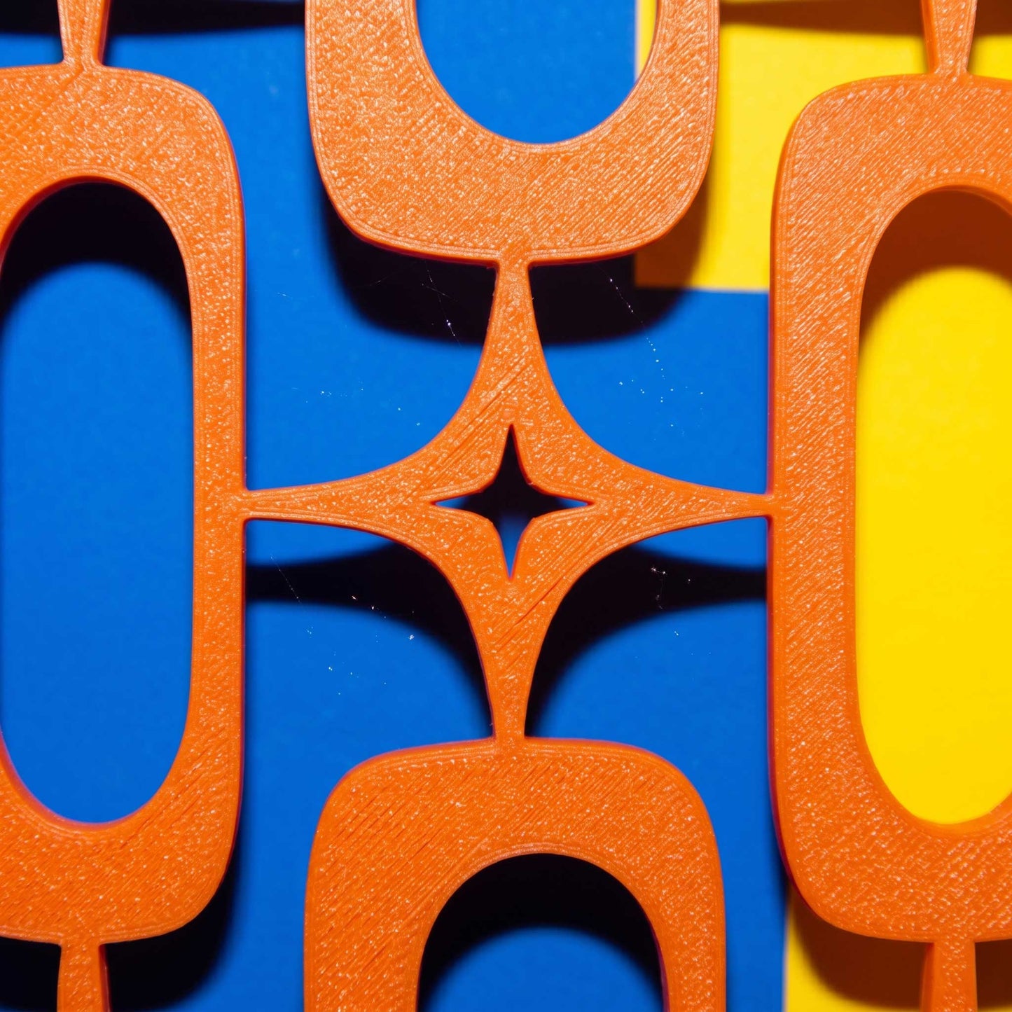 Atomic Ovals Stars Vintage Style Décor Panels