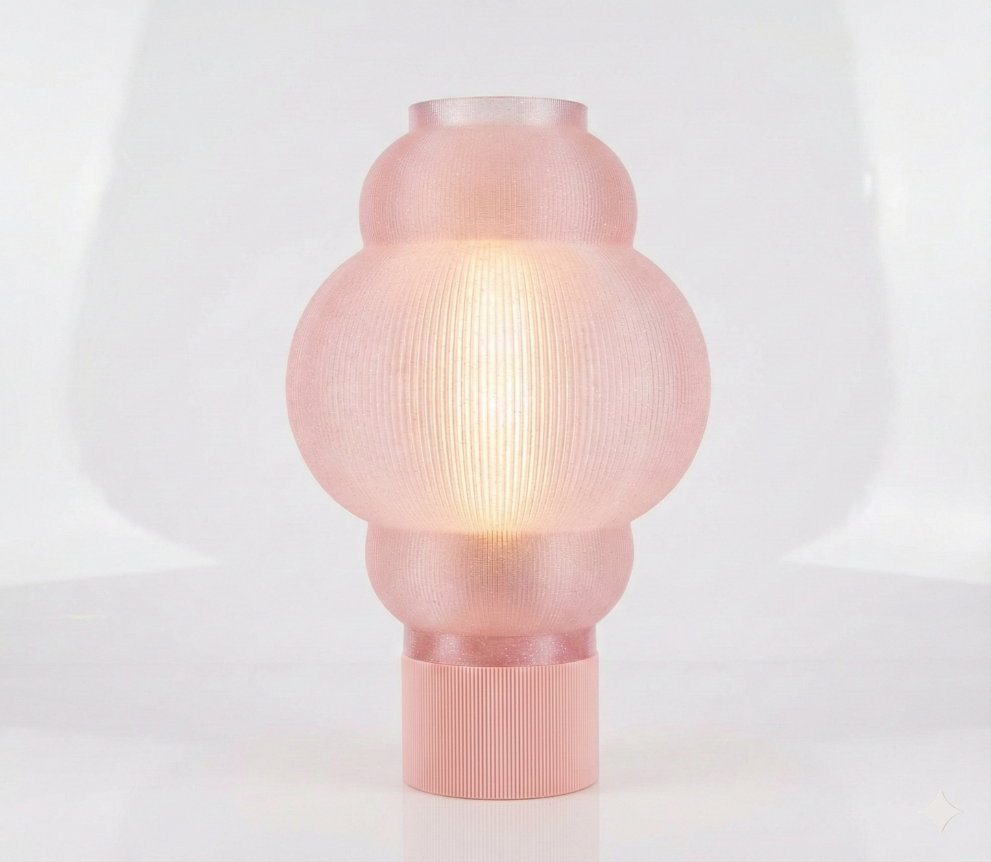 Obsidian Space Age Custom Lamp