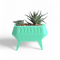 Space Age Retro Box Pod Planter